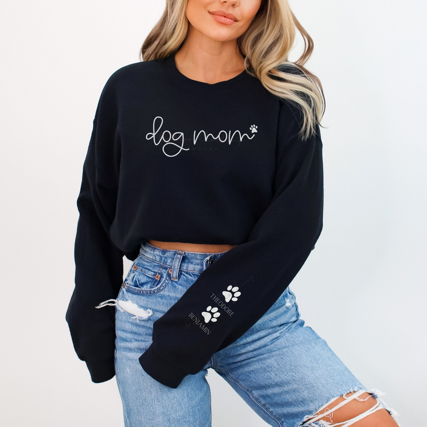 Dog Mom Custom Crewneck