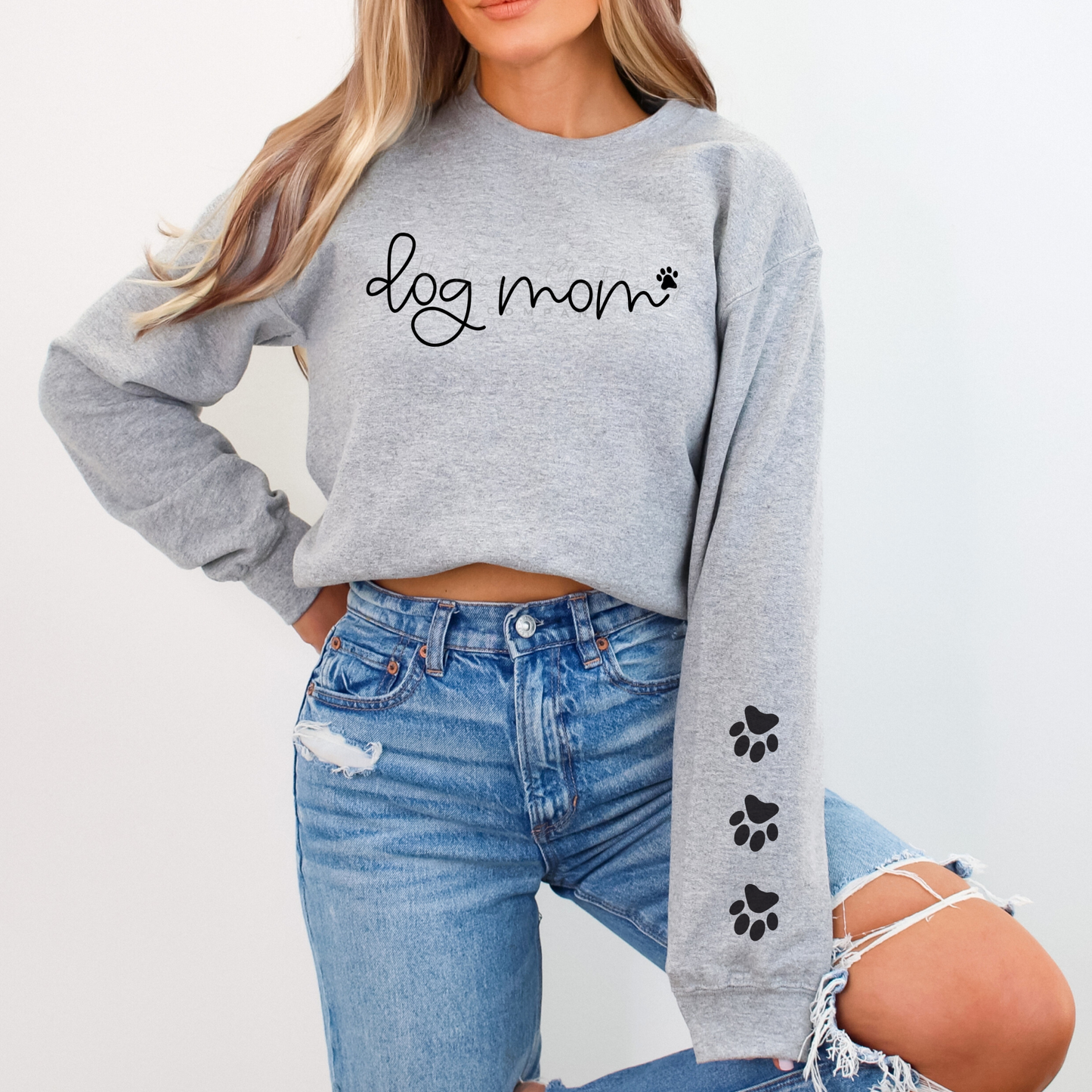 Dog Mom Custom Crewneck