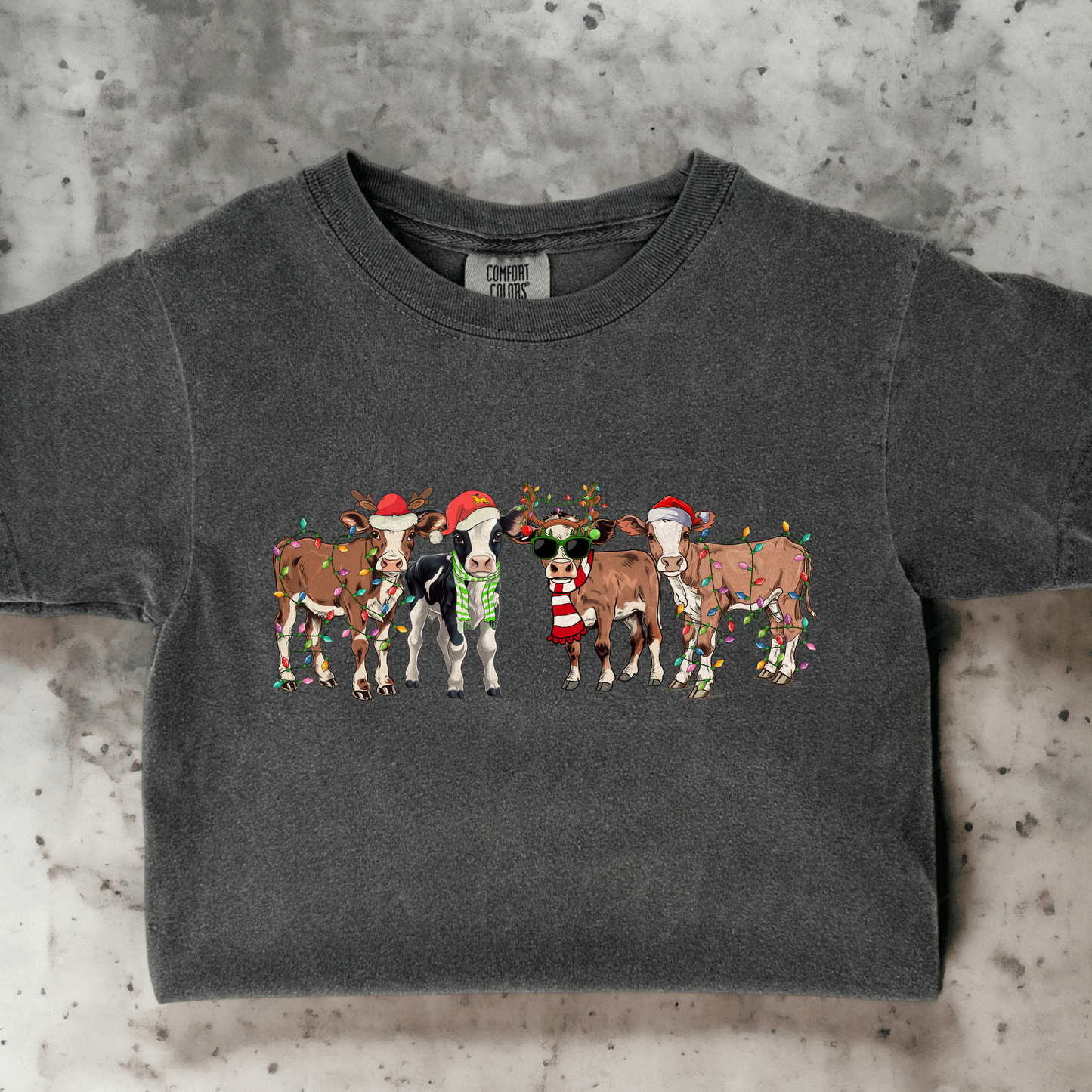 Christmas Cows Mini Tee