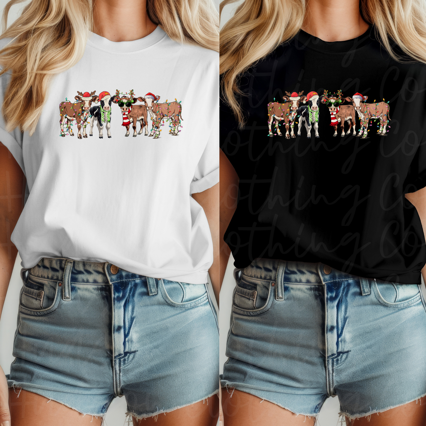 Christmas Cows Tee