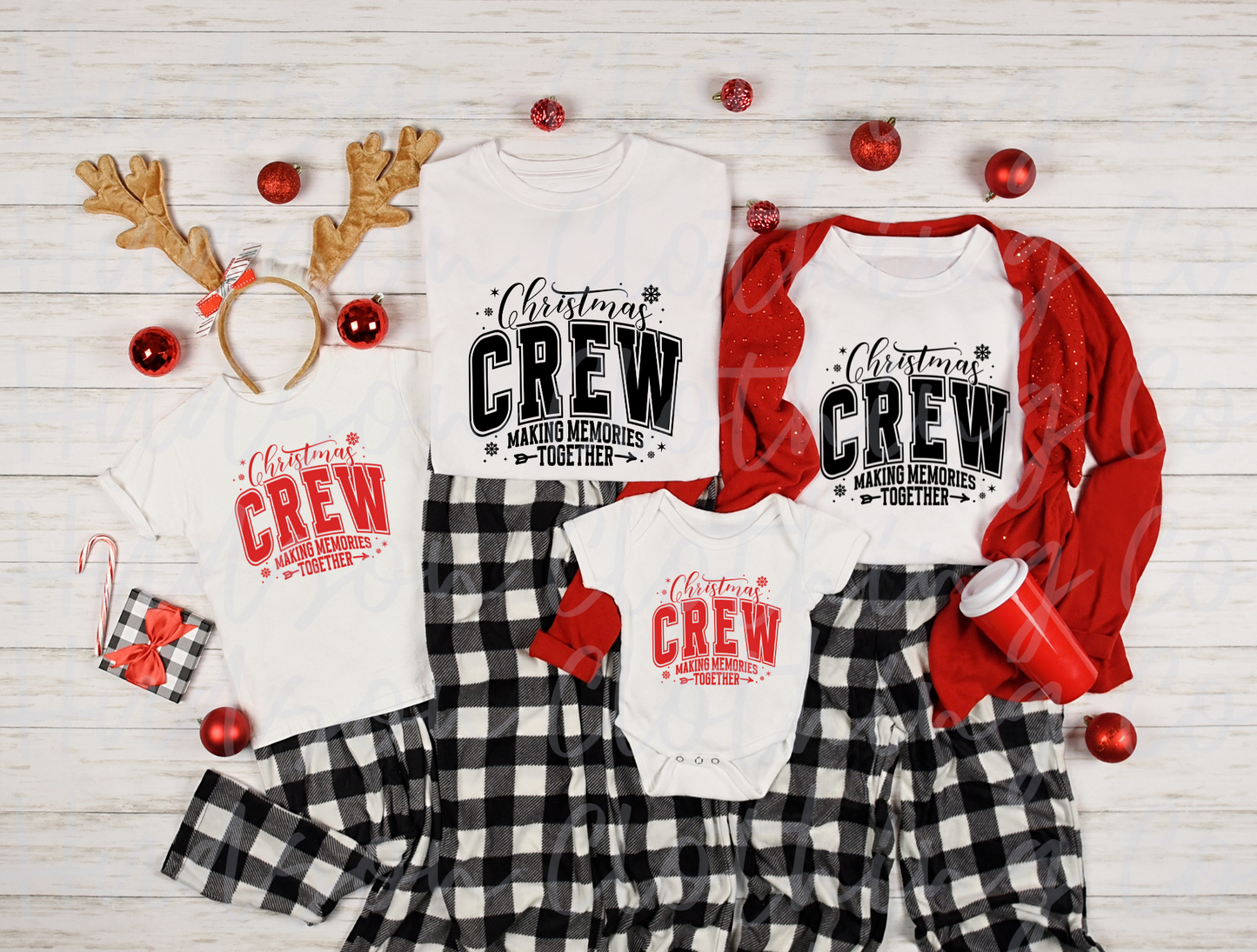 Group Christmas Crew Tees