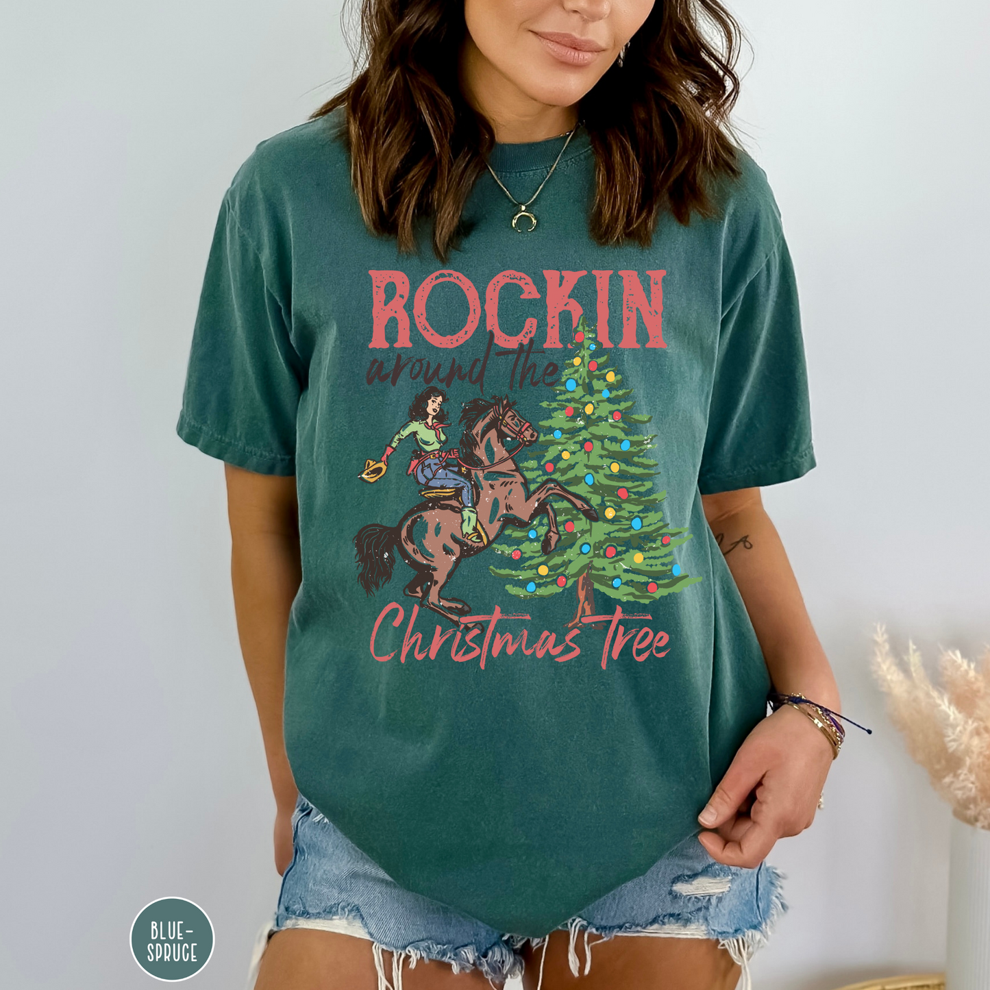 Rockin Around the Christmas Tree Cowgirl
