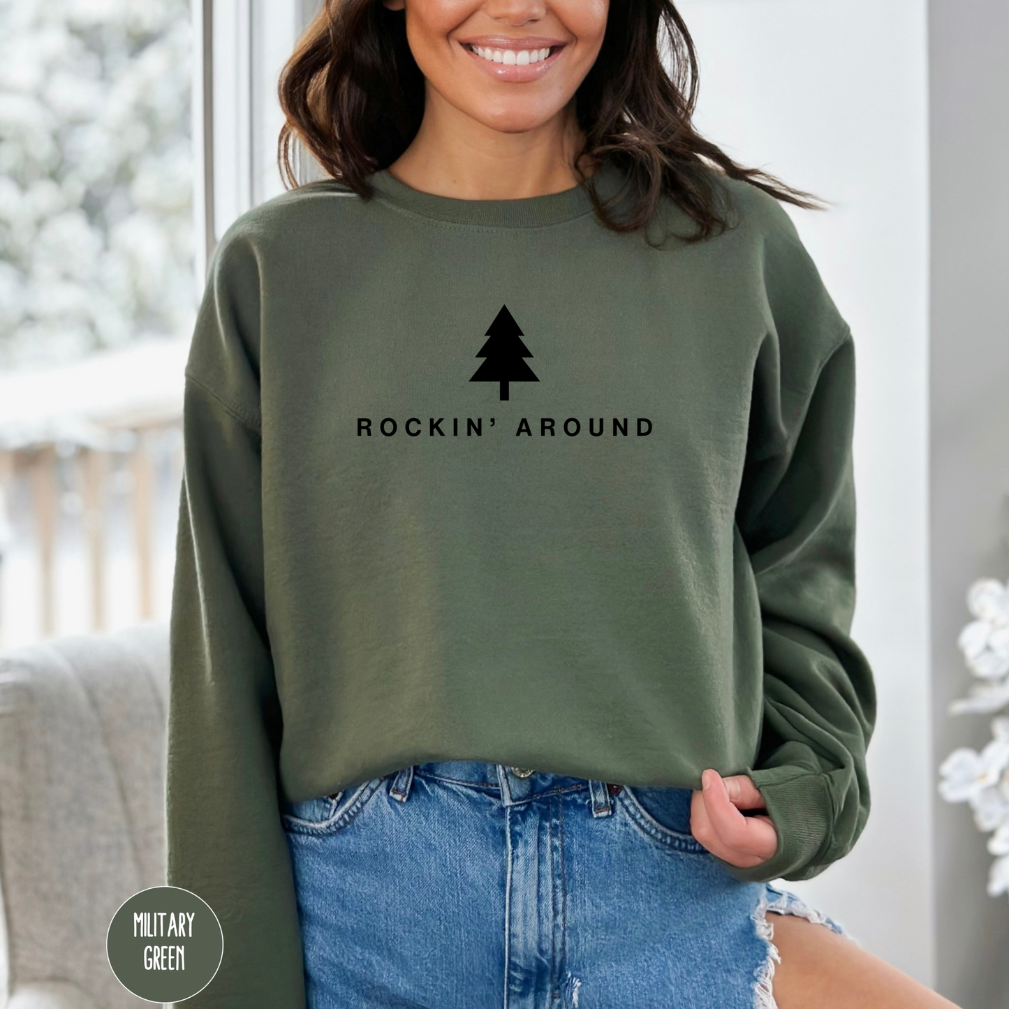 Rockin’ Around the Christmas Tree Crewneck
