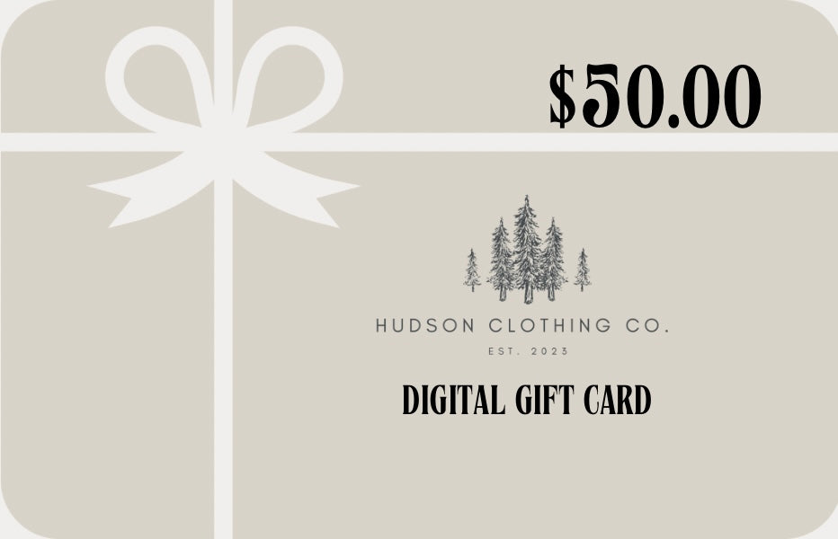 Hudson Clothing Co. Gift Card