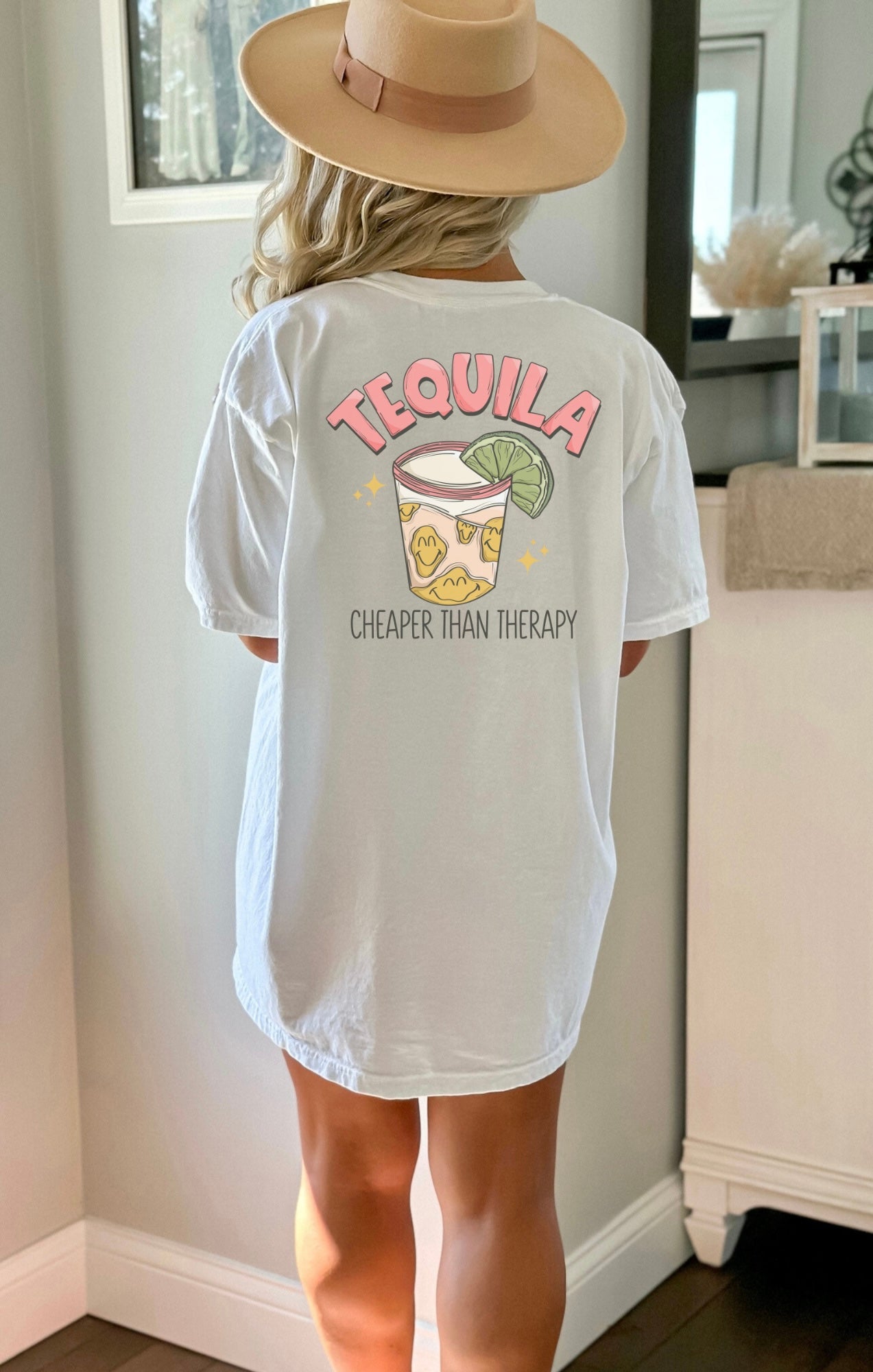 Tequila Cheaper than Therapy Tee