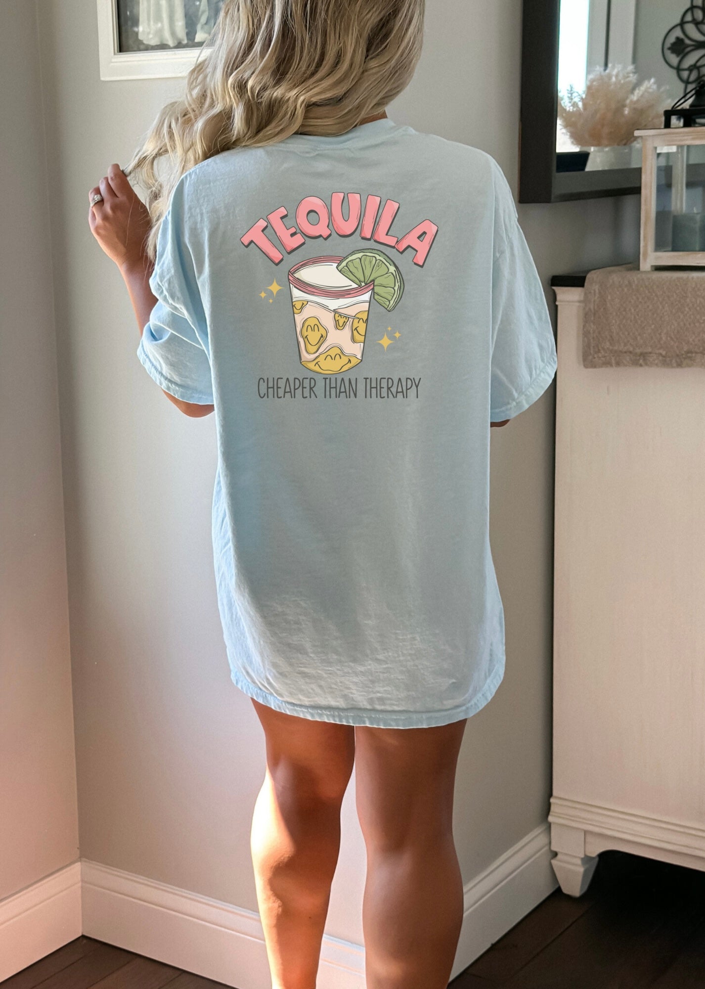 Tequila Cheaper than Therapy Tee