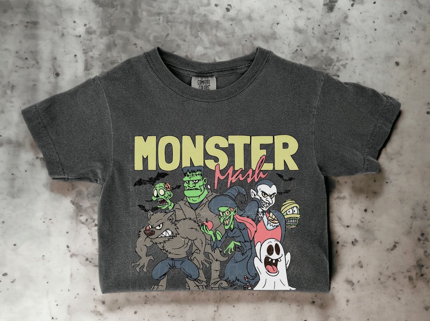 Vintage Monster Mash Toddler Tee