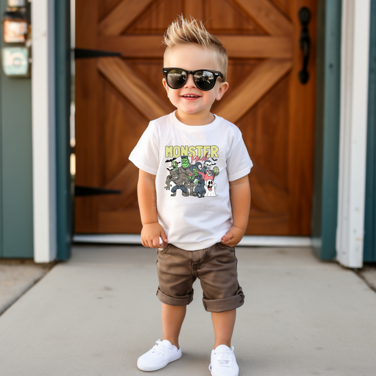 Vintage Monster Mash Toddler Tee