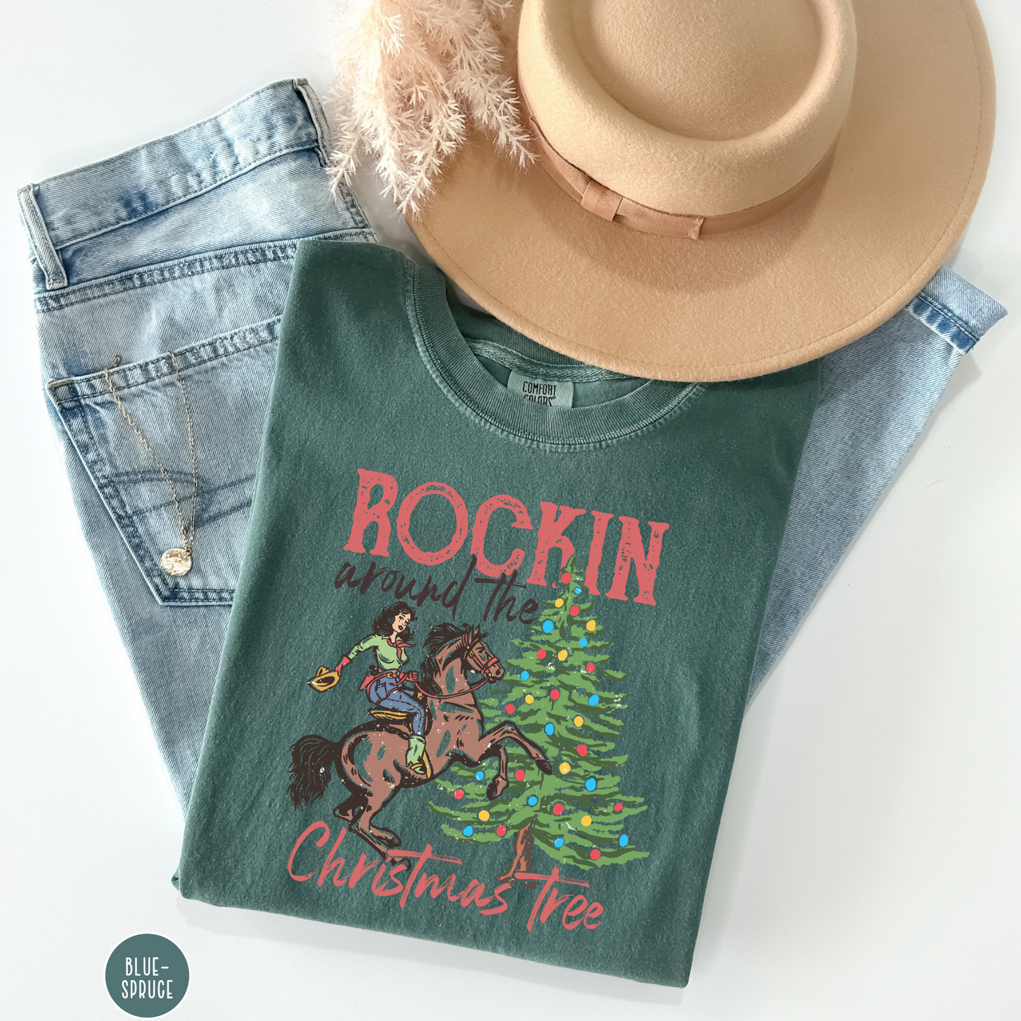 Rockin Around the Christmas Tree Cowgirl