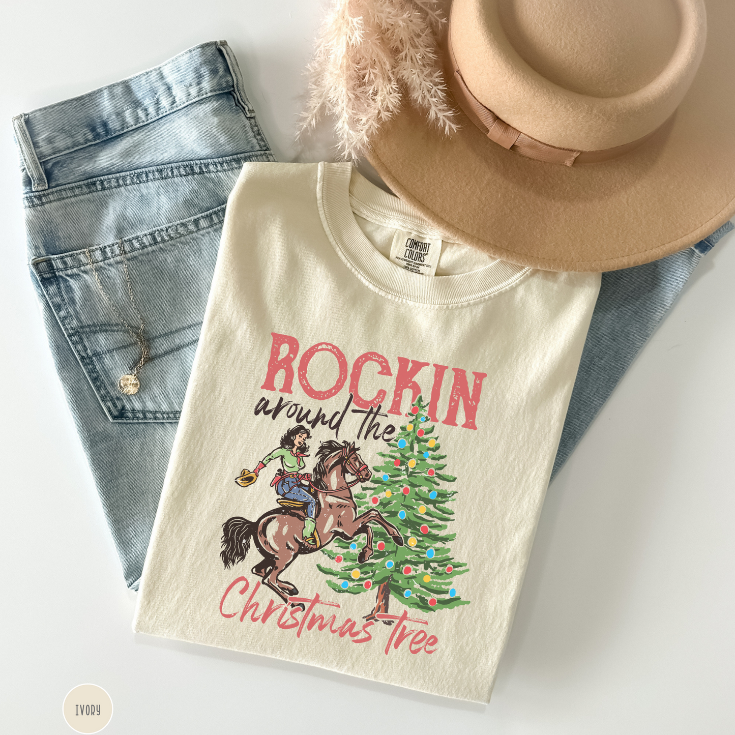 Rockin Around the Christmas Tree Cowgirl