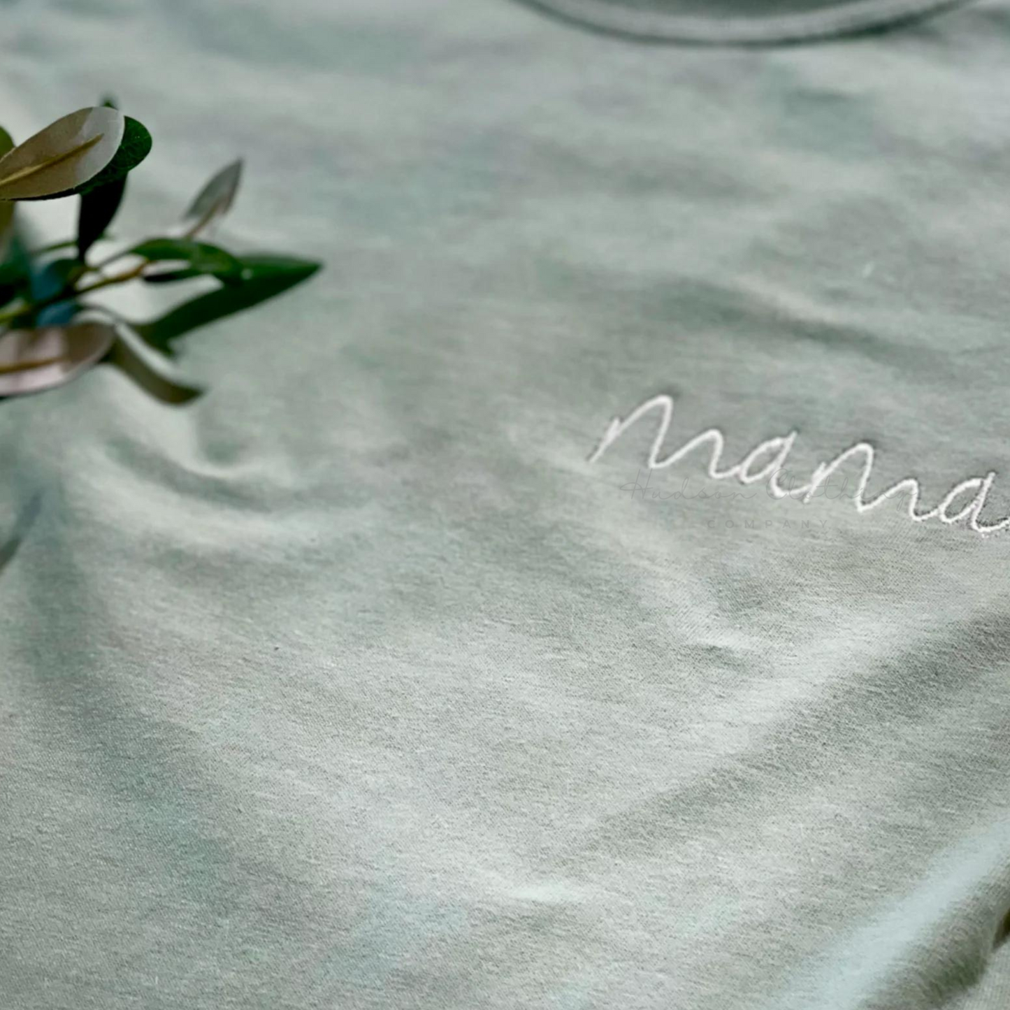 Embroidered Mama Tee