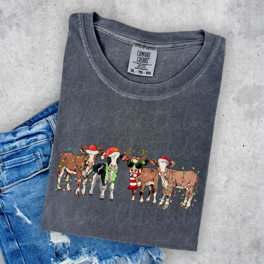 Christmas Cows Tee