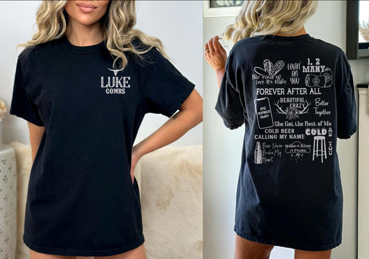 Luke Combs Front & Back Tee