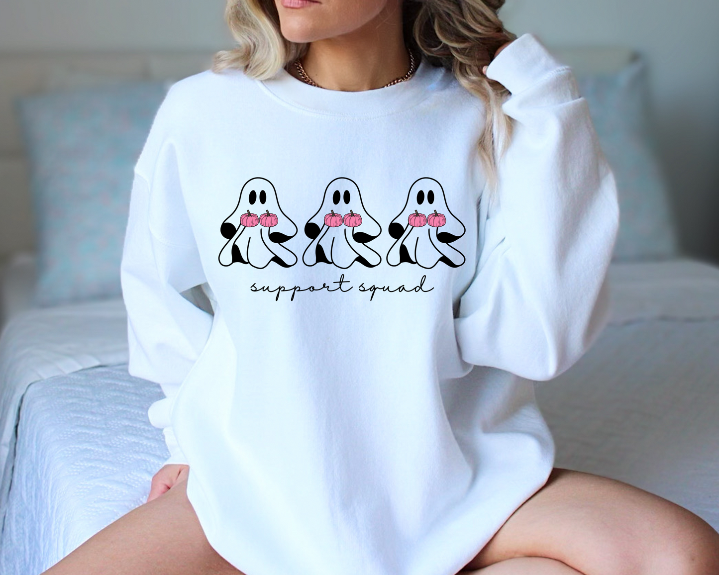 Support Squad Ghosts Crewneck
