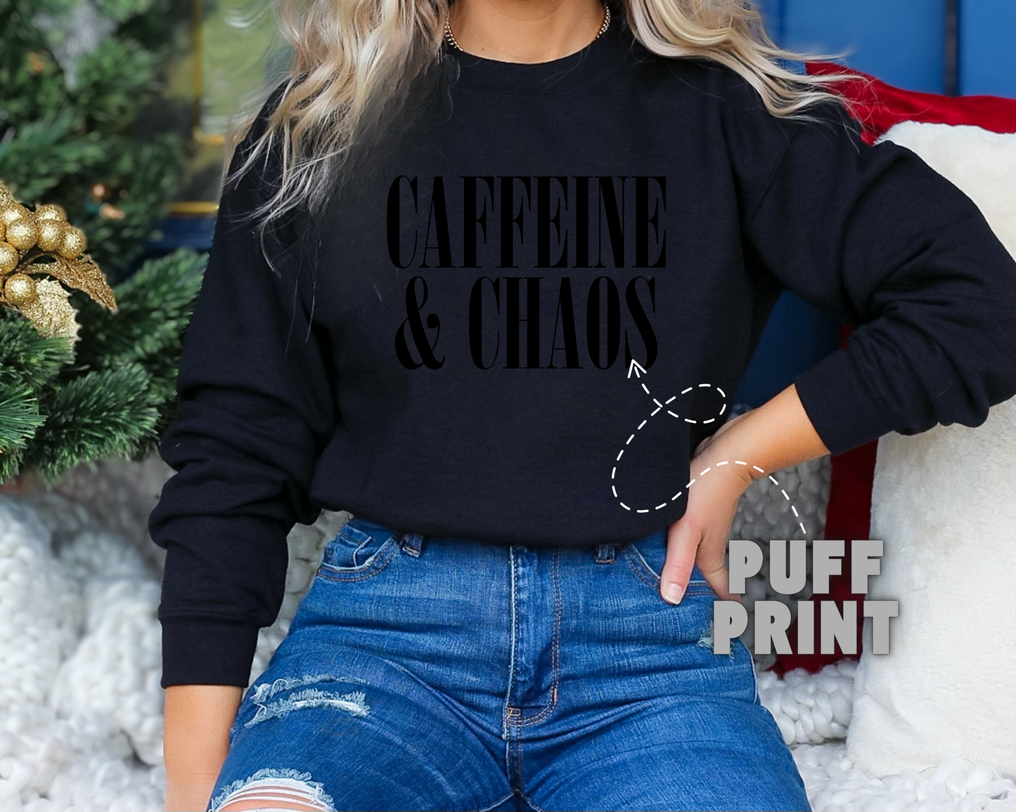 Coffee & Chaos Crewneck