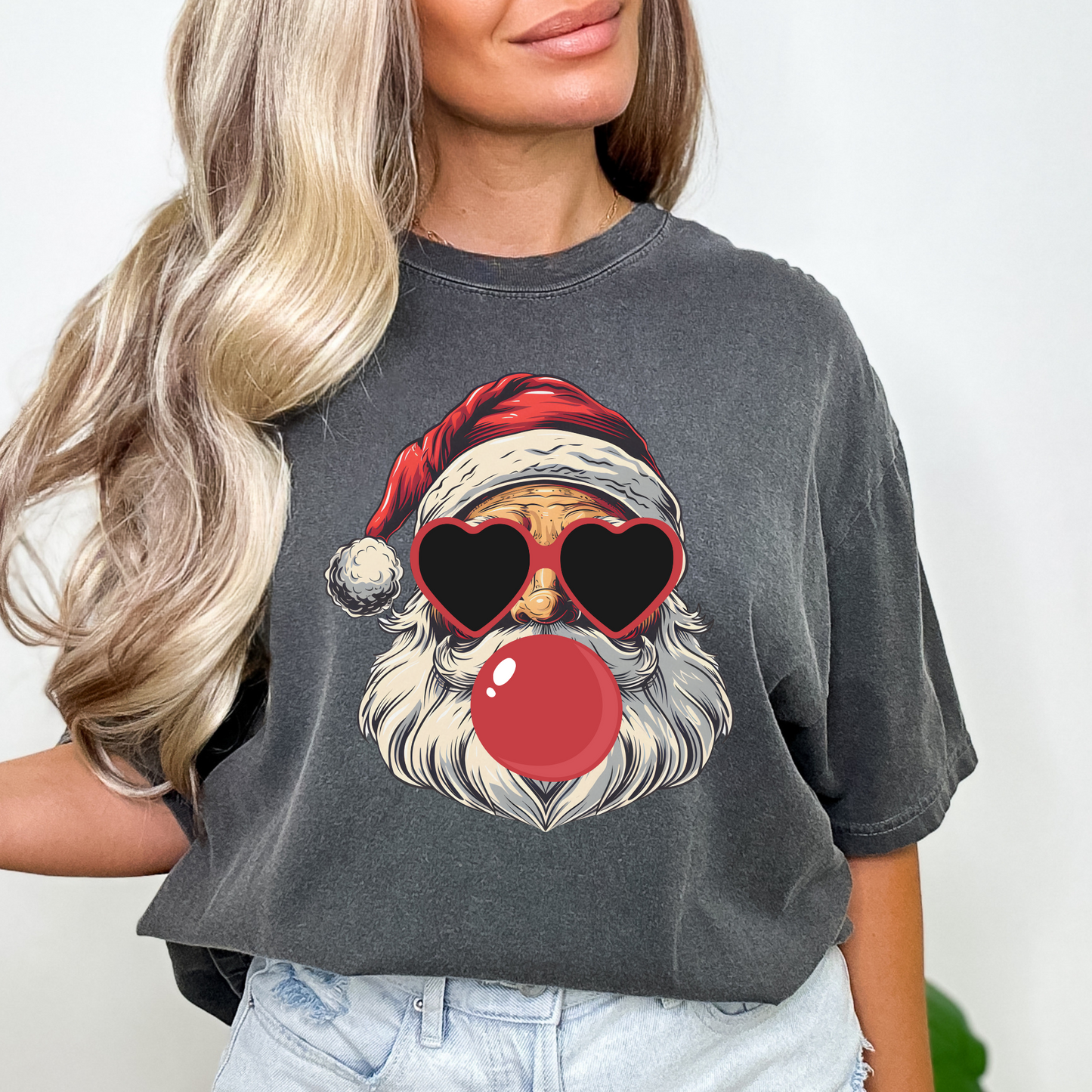 Santa Bubble Gum Tee