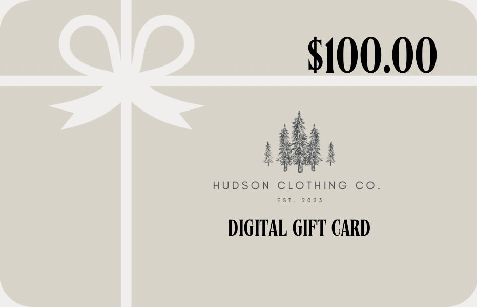 Hudson Clothing Co. Gift Card
