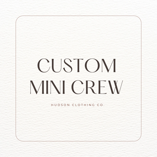 Custom Mini Crewneck