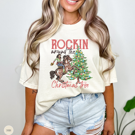 Rockin Around the Christmas Tree Cowgirl